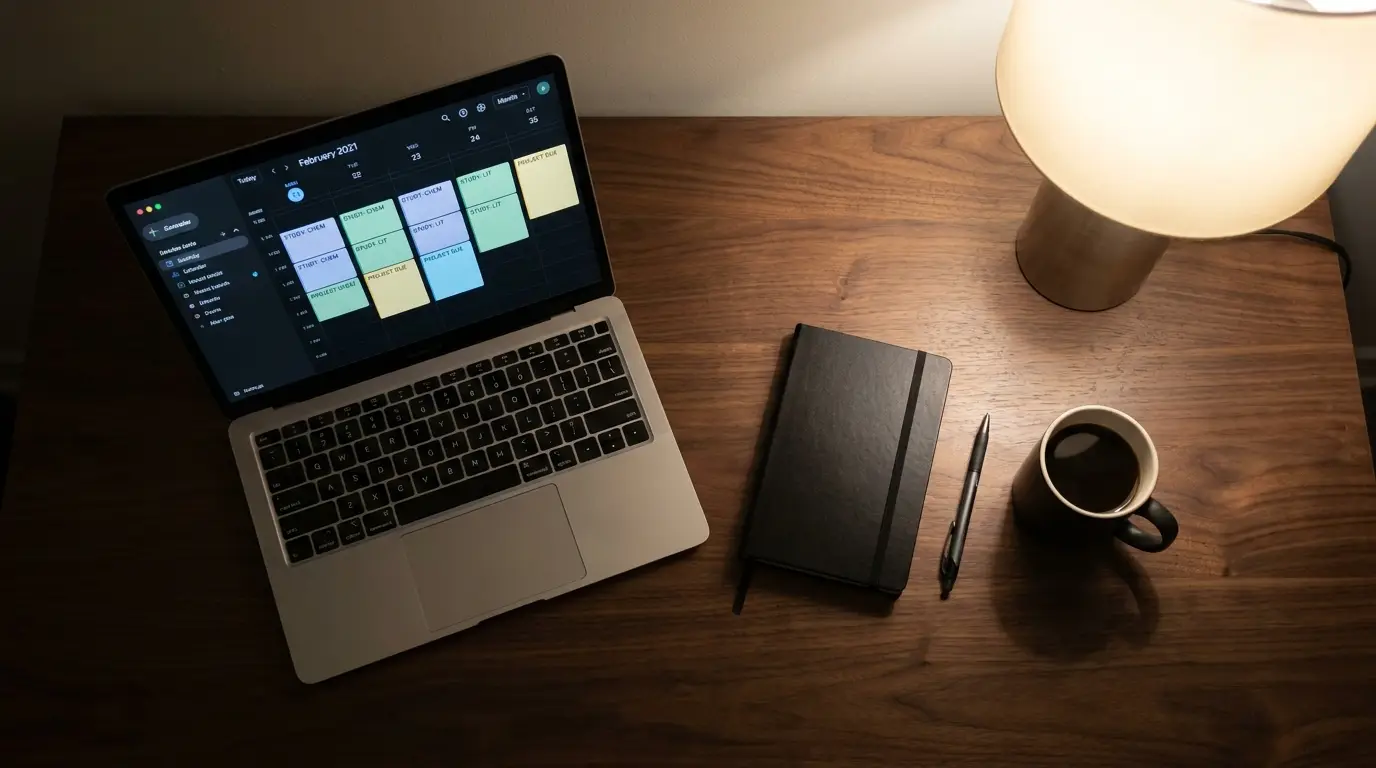 How to make a study schedule in college — PassAI weekly study planner